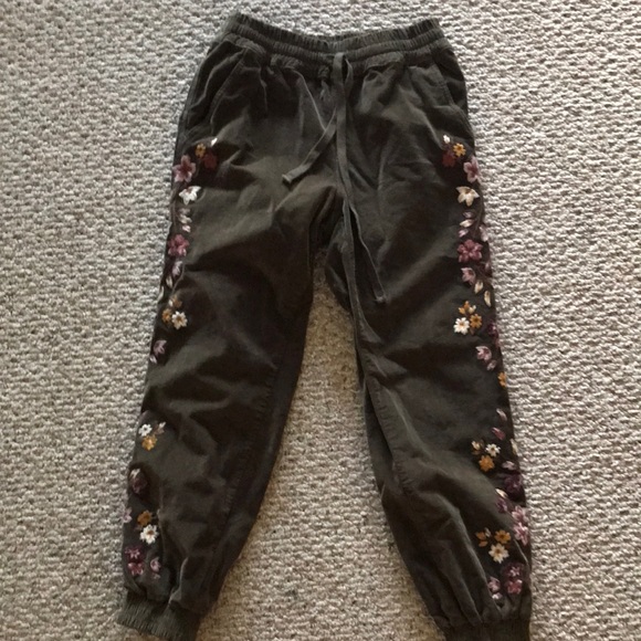 DRIFTWOOD Pants - Free People (Driftwood Brand) Brown Corduroy. Size Small